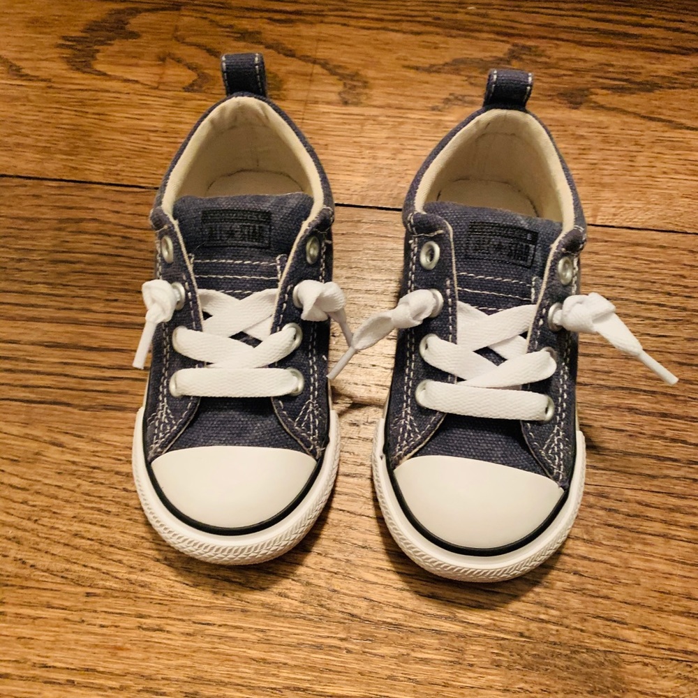 Converse toddler All Star Street Ox in Denim Size8